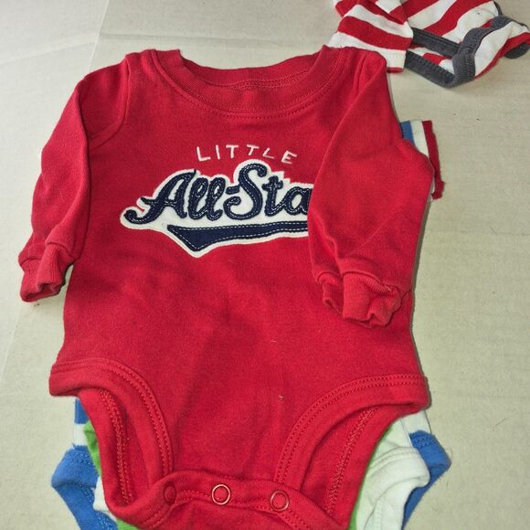 7 Bodysuit with Different Brand's, all Newborn Multi-Color. - Picture 9 of 15